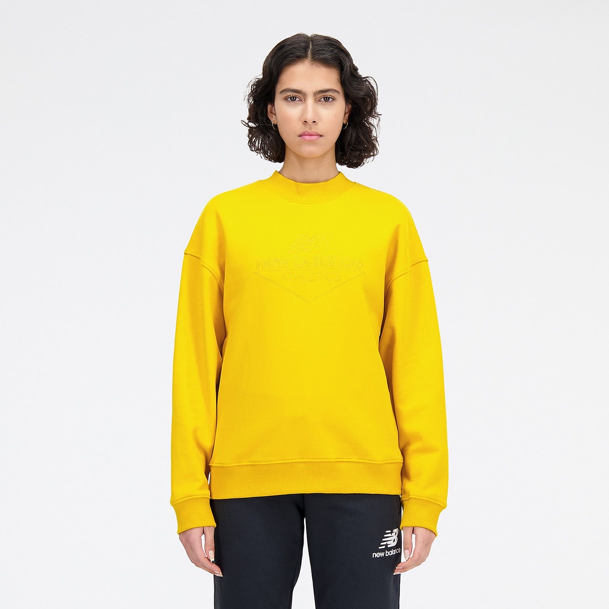 NB ATHLETICS モックネックスウェットクルー