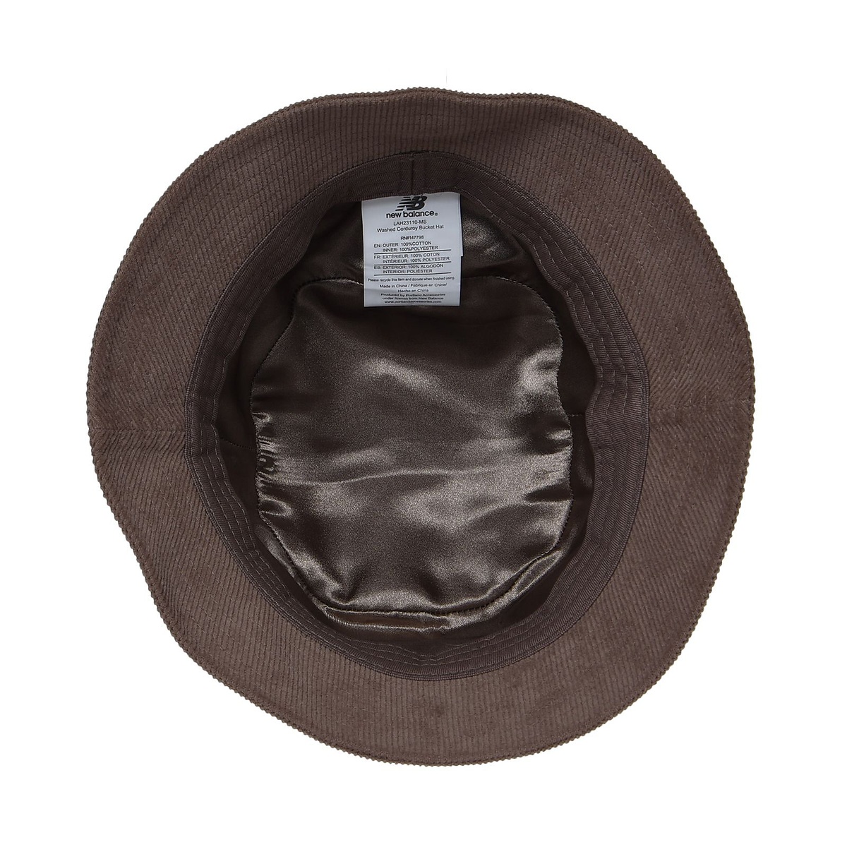 ウォッシュドコーデュロイバケットハット