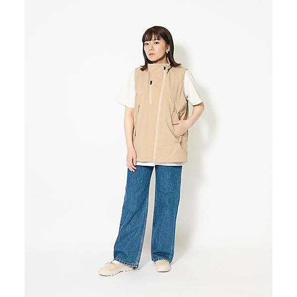Snow Peakスノーピーク - STRETCH FR VEST M BEIGE JK-23SU00303BG