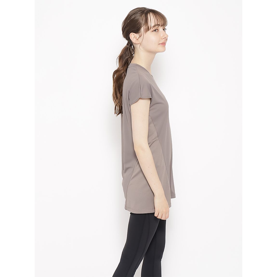 for RUN  軽量ドライスムース チュニックTシャツ LADIES