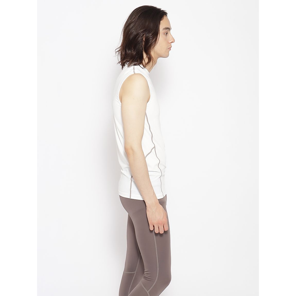 ソフトコンプレッション ノースリーブTシャツ MENS