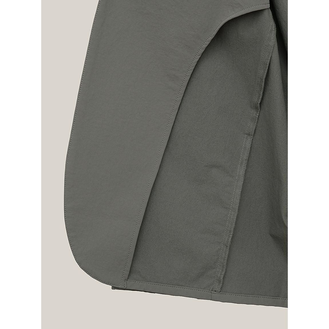 リサイクル裏ドビーナイロン カラーレスジャケット MENS