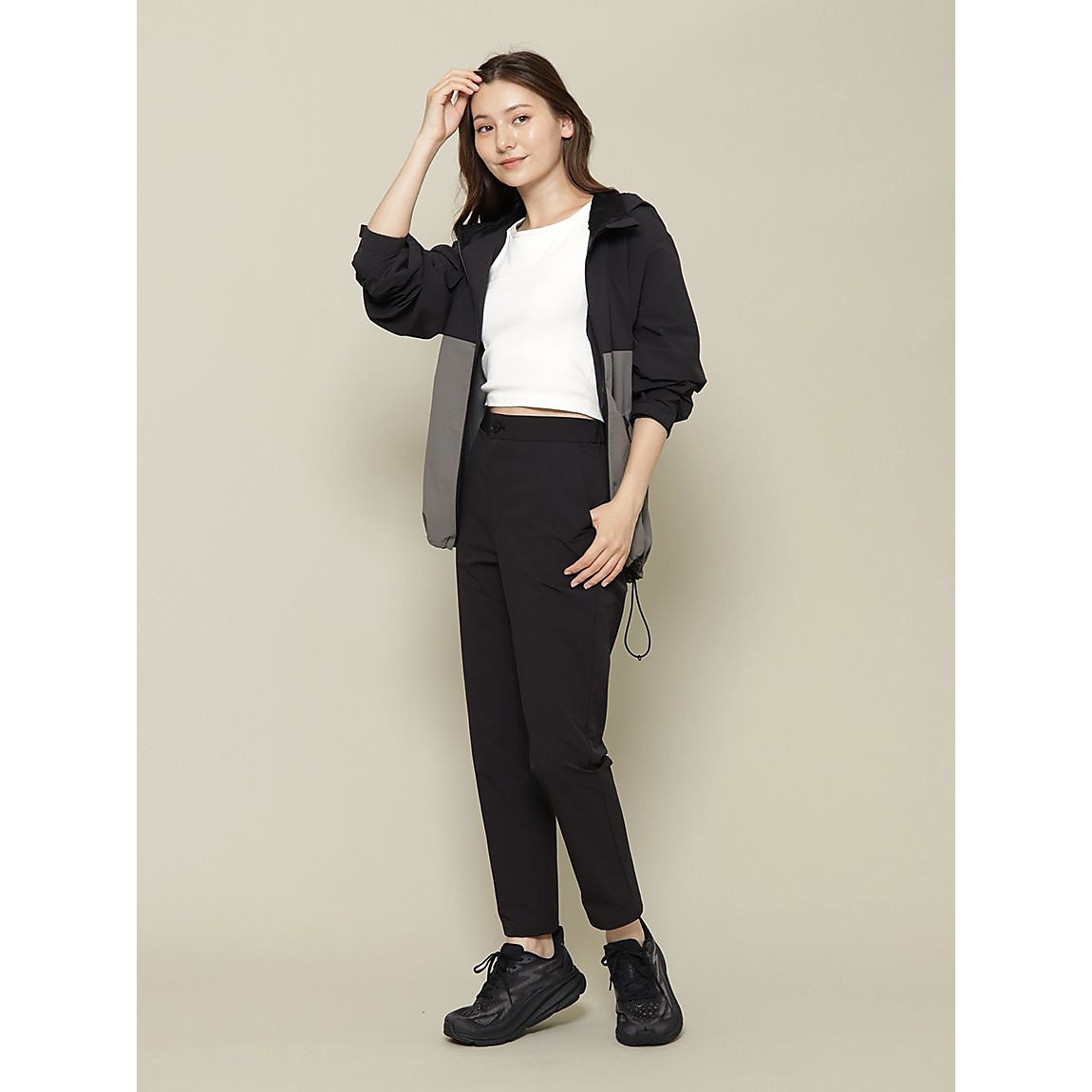 リサイクルナイロン テーパードパンツ LADIES