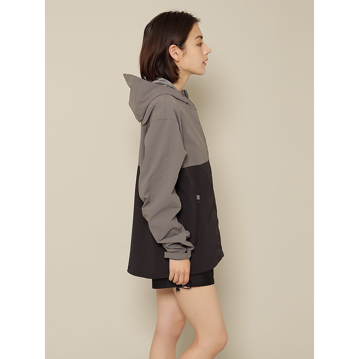 リサイクル裏ドビーナイロン フルジップフーディ UNISEX