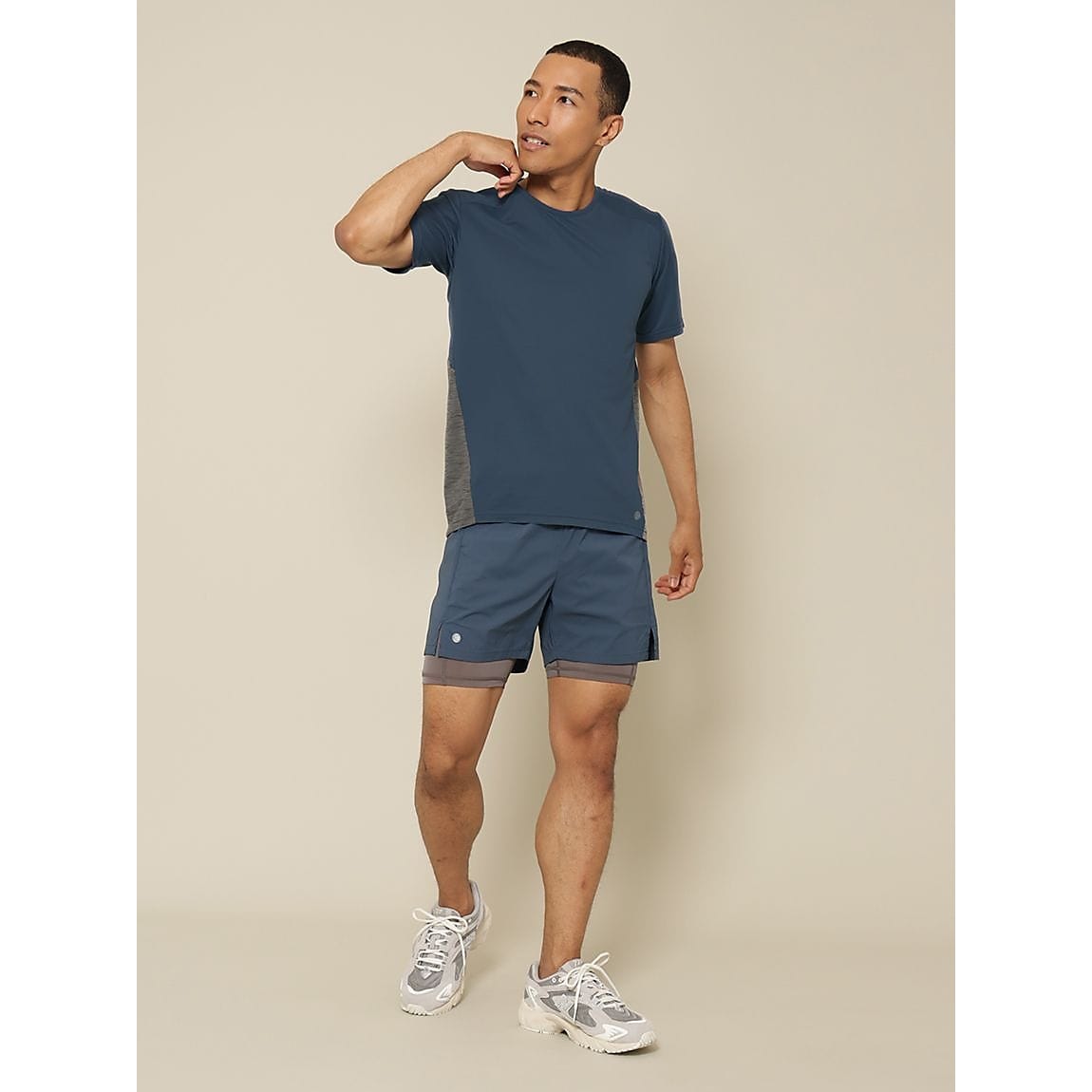 RUNスムースドビー クルーネックTシャツ MENS