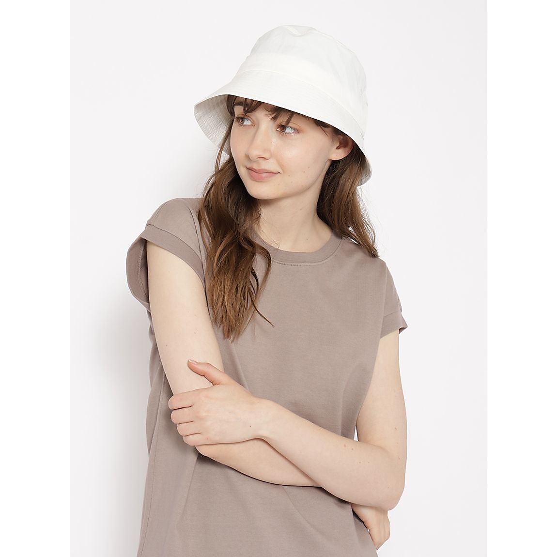 クリンクルナイロン バゲットハット