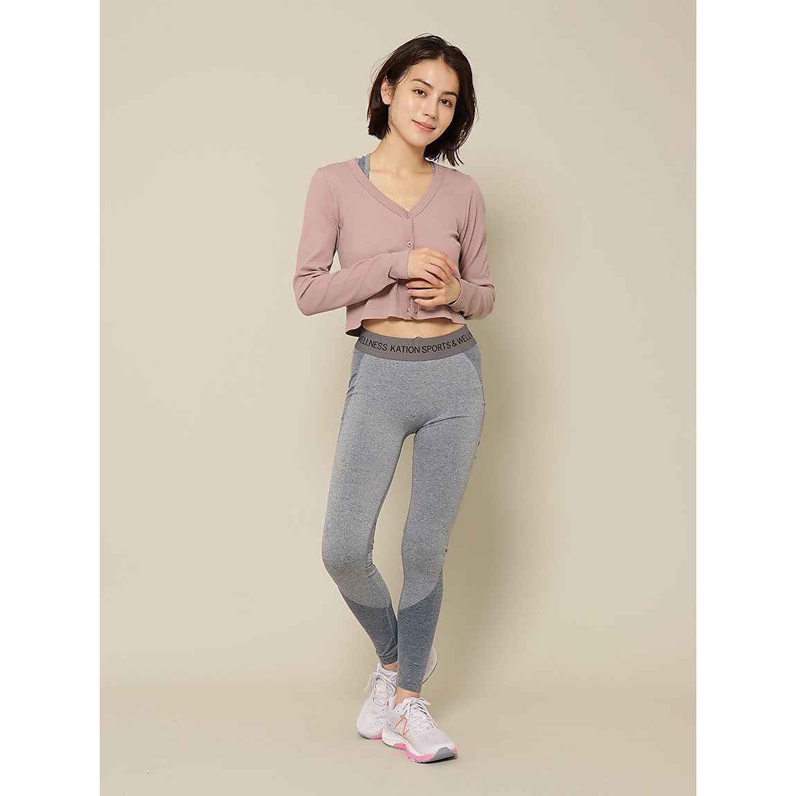 成型リブ クロップトカーディガンLADIES