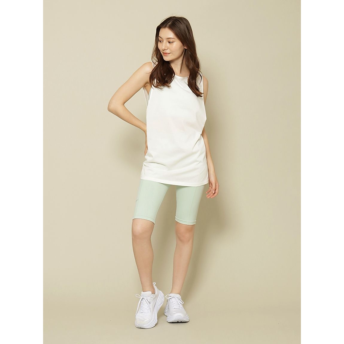 ナイロンスパン:ライトサポート ハーフタイツ LADIES