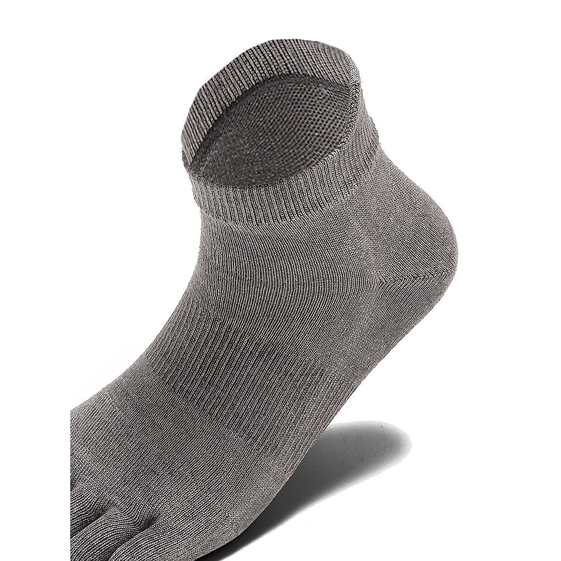 ランニングソックス ナノフロント使用5本指グリップソックス:アンクル