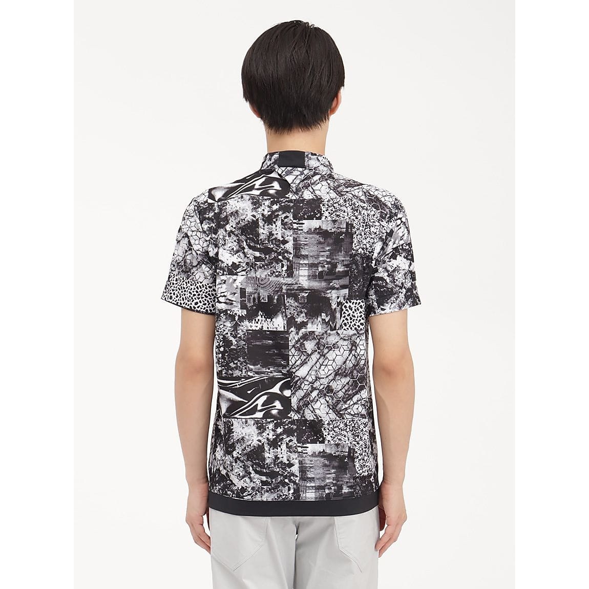 SKULL ICY BREATH DIGITAL MOCK SHIRT