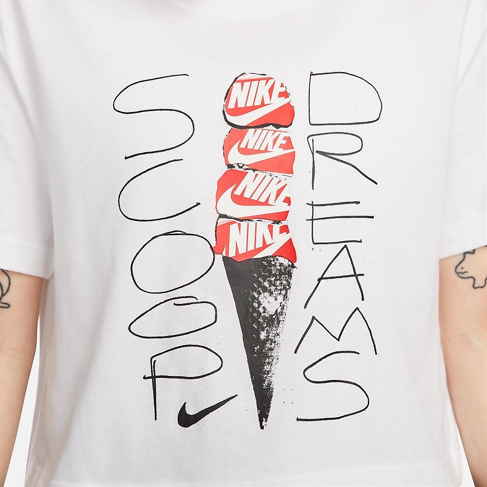 ナイキ ウィメンズ NSW OC 4 S/S クロップ Tシャツ