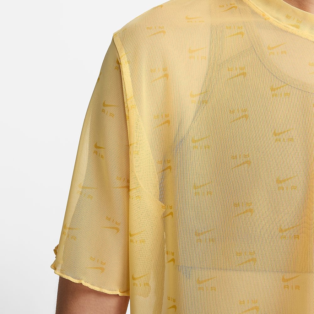 AS W NSW AIR AOP MESH SS CROP