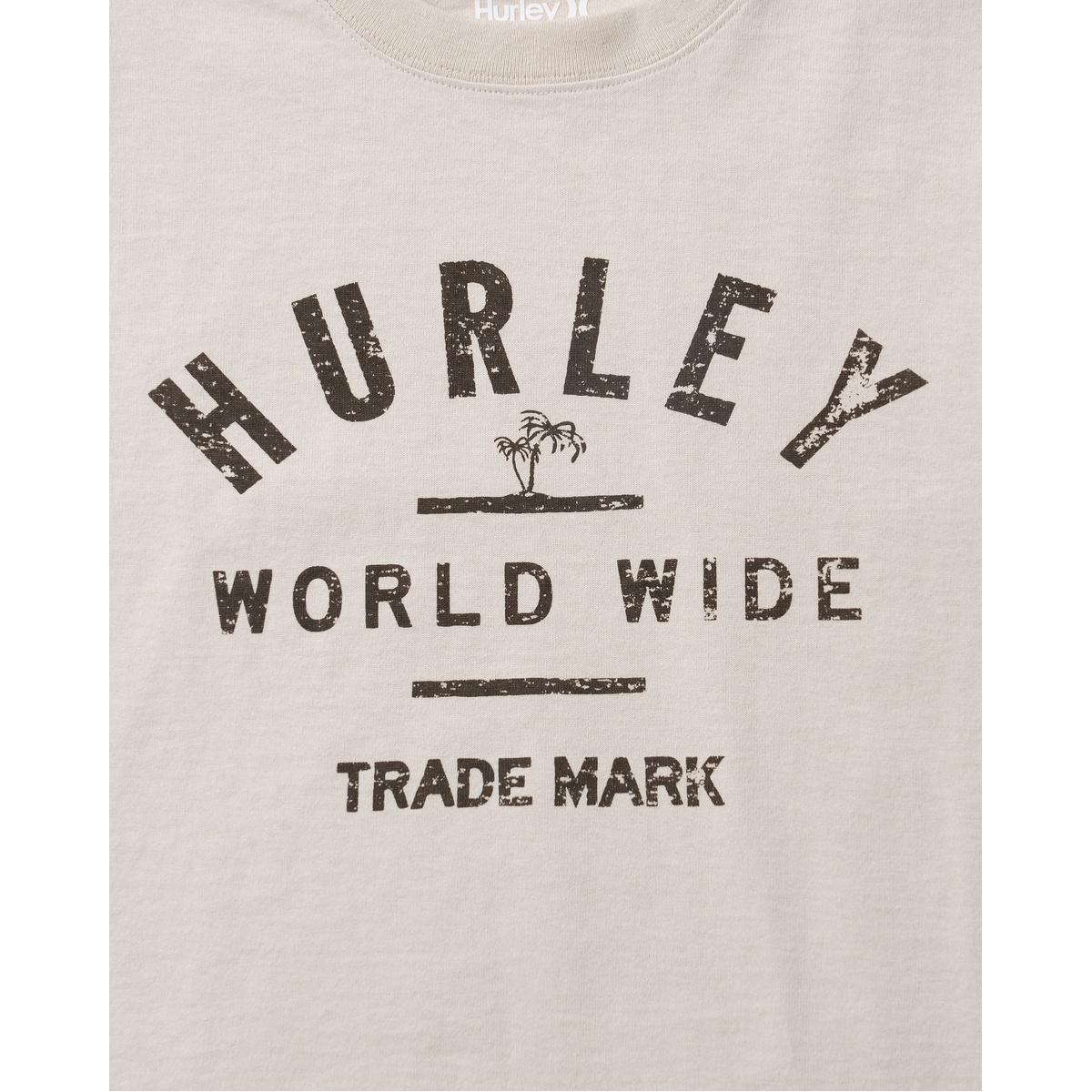 W OVRSZ CUT OFF CROP TEE