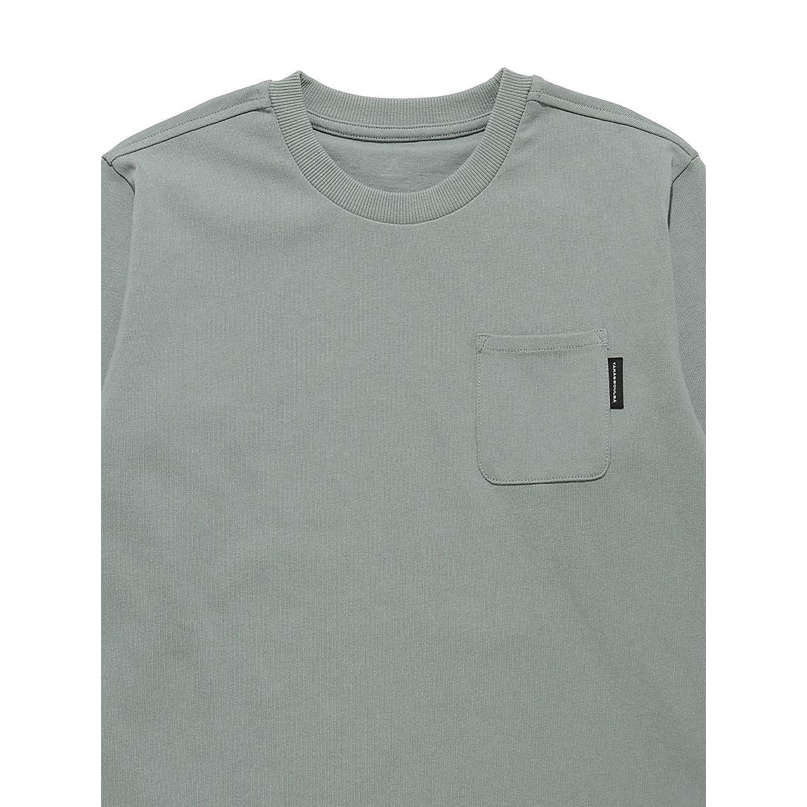 ジュニア ヘビーコットンロングTシャツ（幾何学）