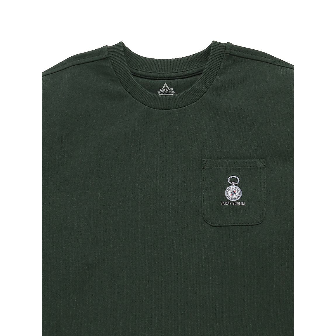 ジュニア ヘビーコットンロングTシャツ（ポケット刺繍）
