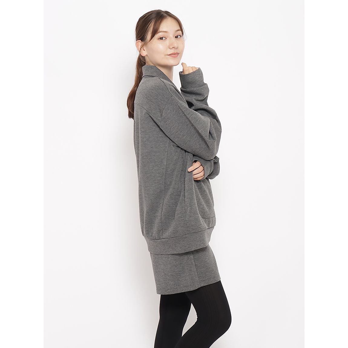 テックスウェット ハーフジップ長袖 UNISEX