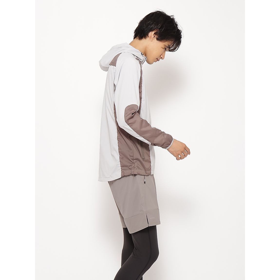 for RUN 撥水ストレッチ フーディジャケット MENS