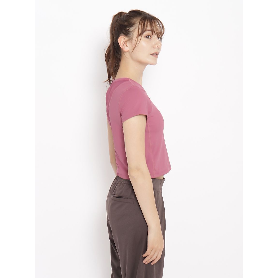 FOR FITNESS NYジャージ メッシュTシャツ LADIES