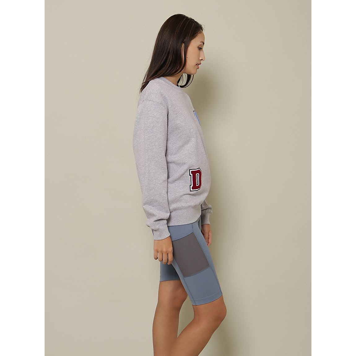 ワッペンスウェット クルーネック