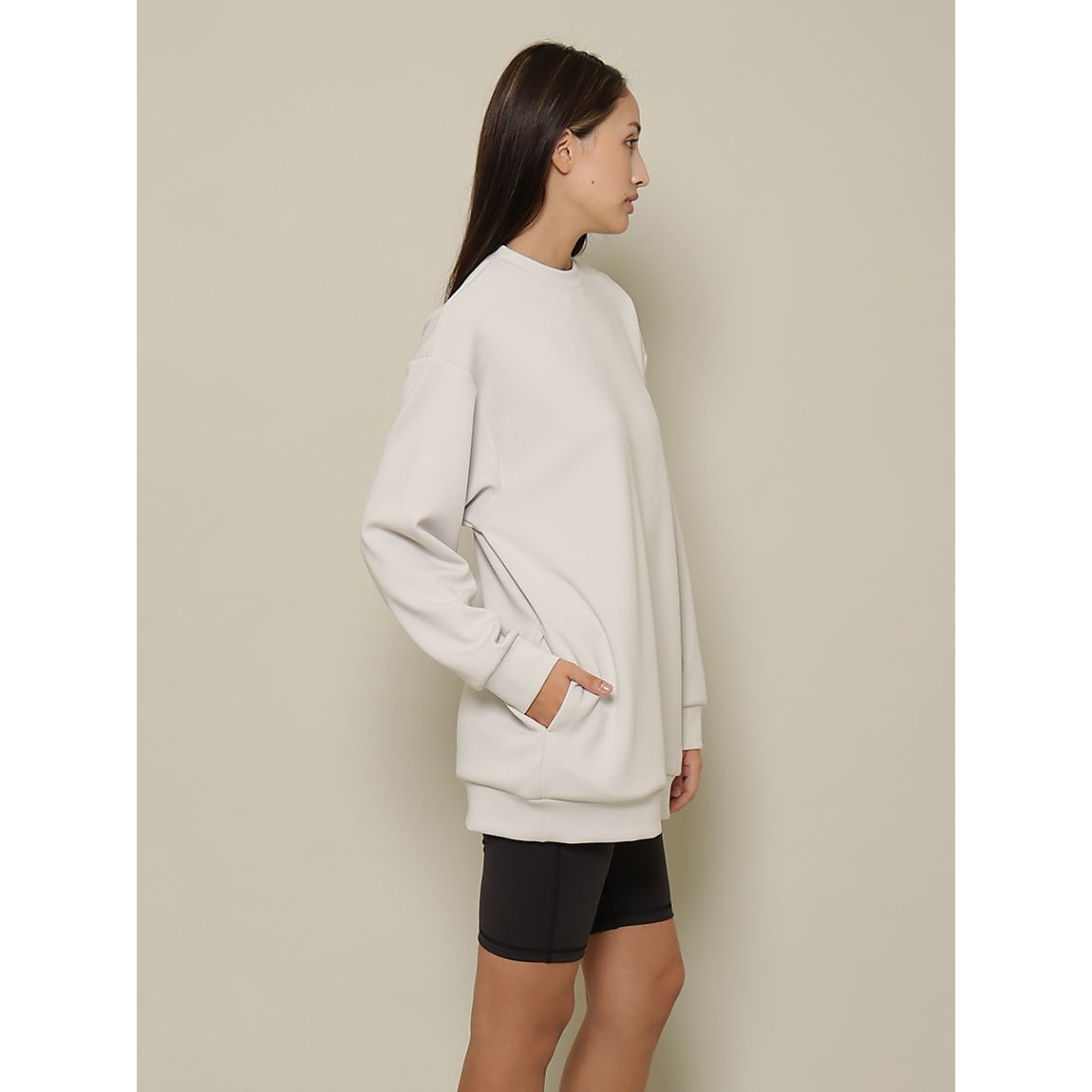 アクアスーティング クルーネックプルオーバー