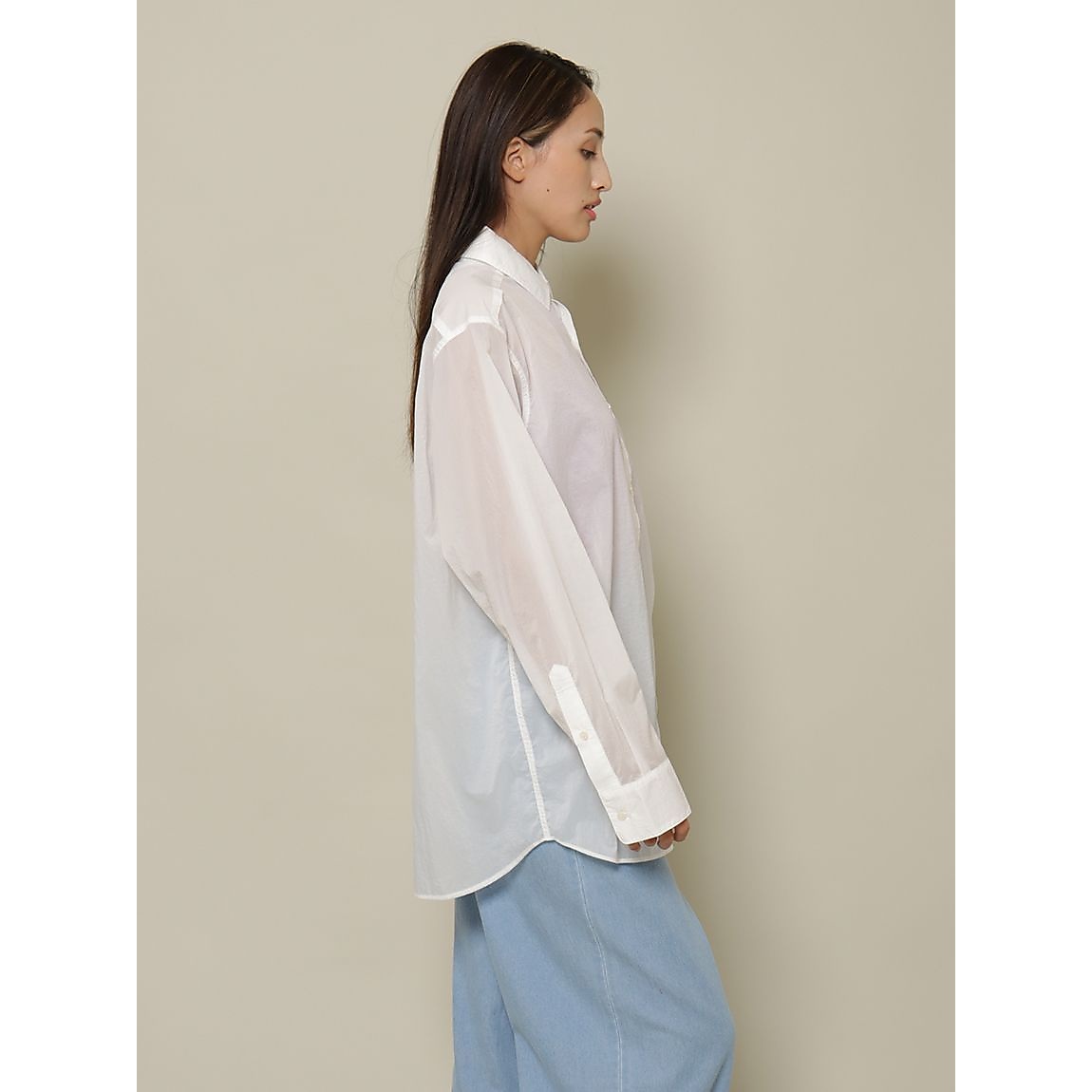 エアーナイロン オーバーサイズシャツ