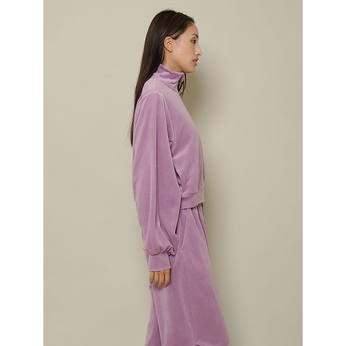 コンパクトベロアブルゾン