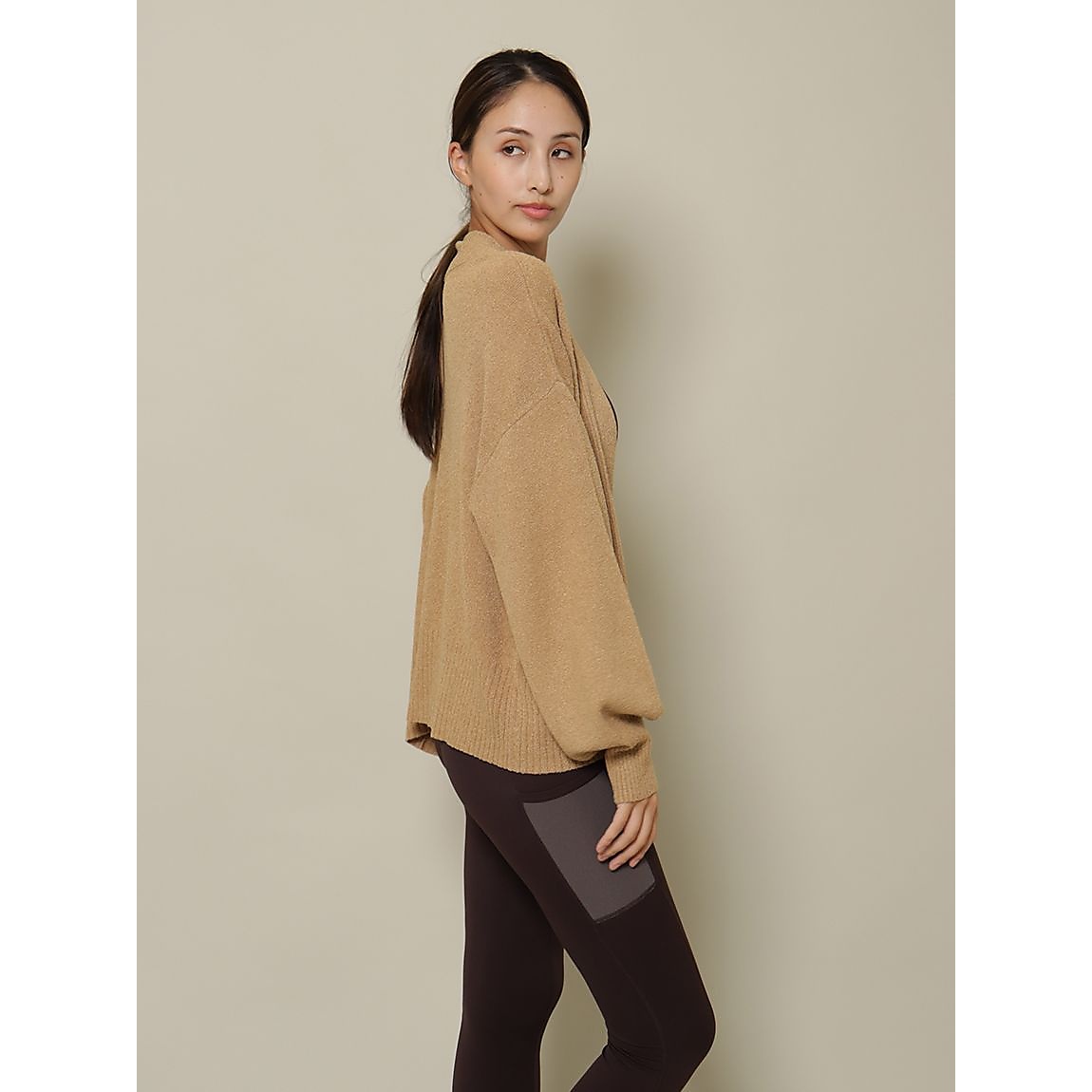 ニットブークレ リラクシングカーディガン