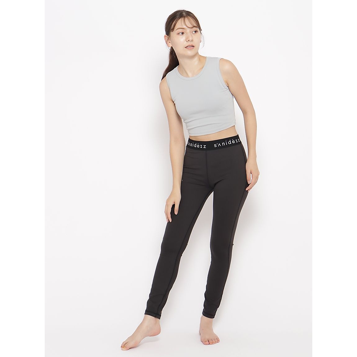 Cocotyベアスムース クロップトタンクトップLADIES