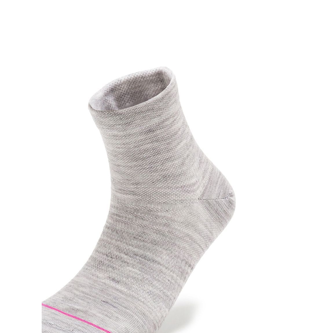 スーパーファインメリノウール 足底サポート付ソックス：ショート