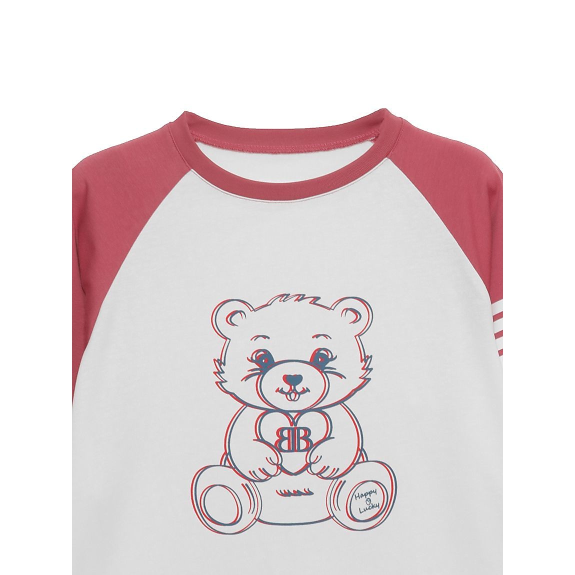 「BERRY BEAR」シリーズ プリントラグランTシャツ JUNIOR