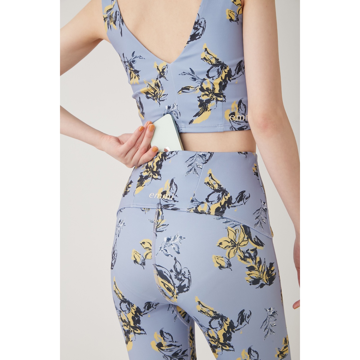 オリジナルフラワー柄レギンス