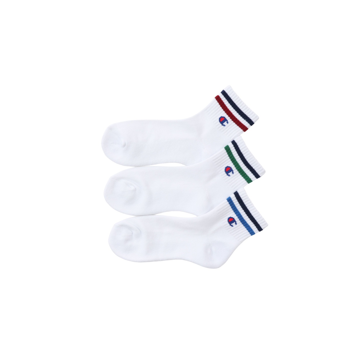 WSクォーターレングスソックス3P