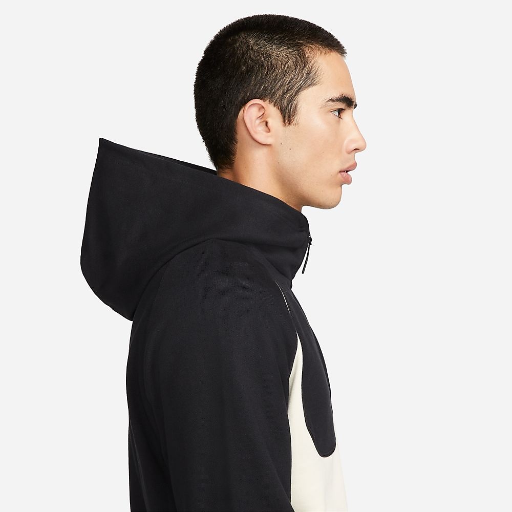 ナイキ スウッシュ フリース ハーフジップ L/S フーディ