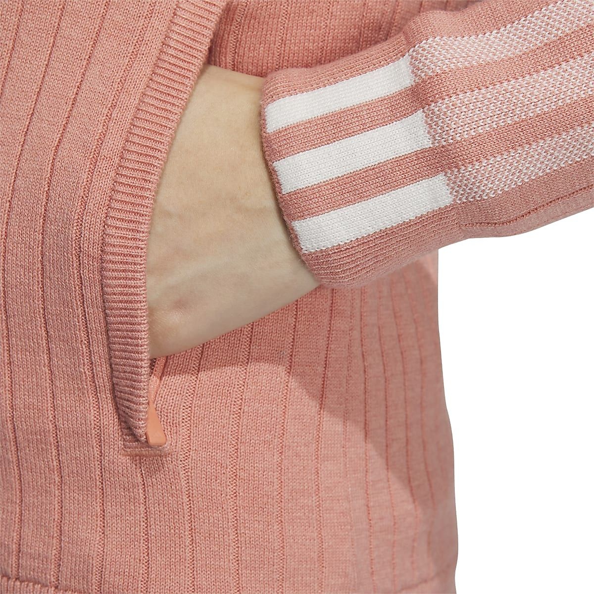 スリーストライプス　防風　長袖ライニングセーター