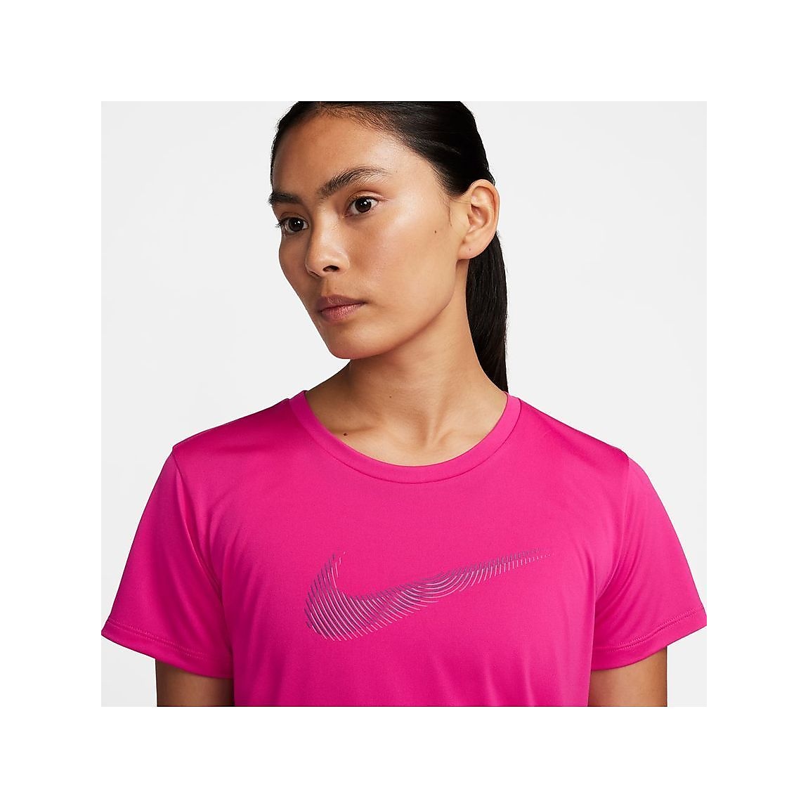 ナイキ ウィメンズ DF スウッシュ ハイブリッド S/S トップ