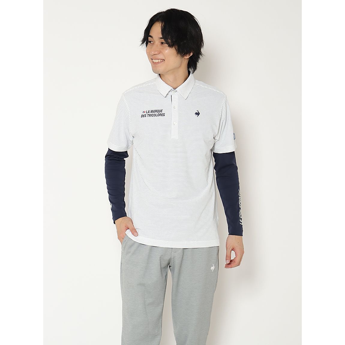 インナー付き半袖シャツ