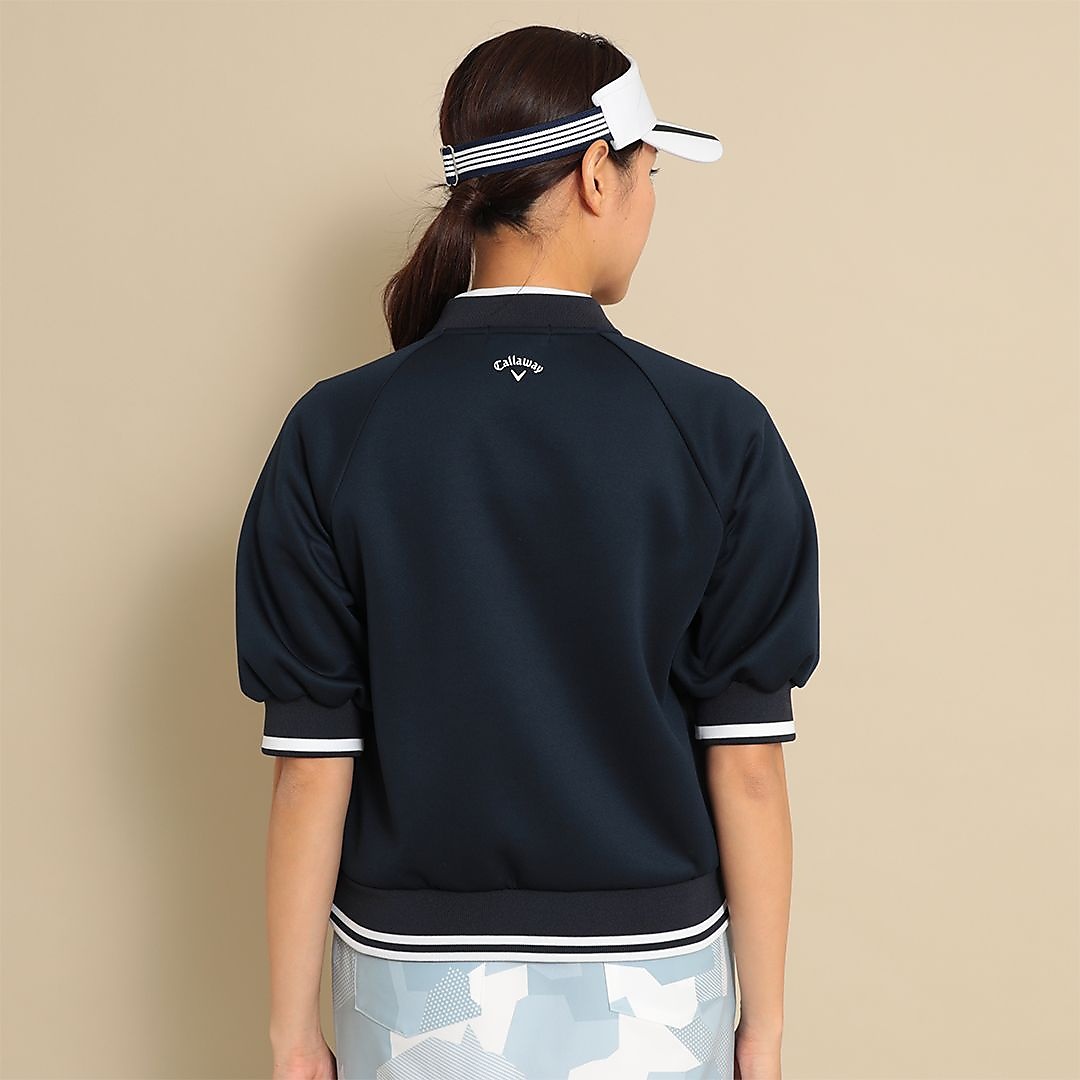 ダンボールスウェット半袖ブルゾン