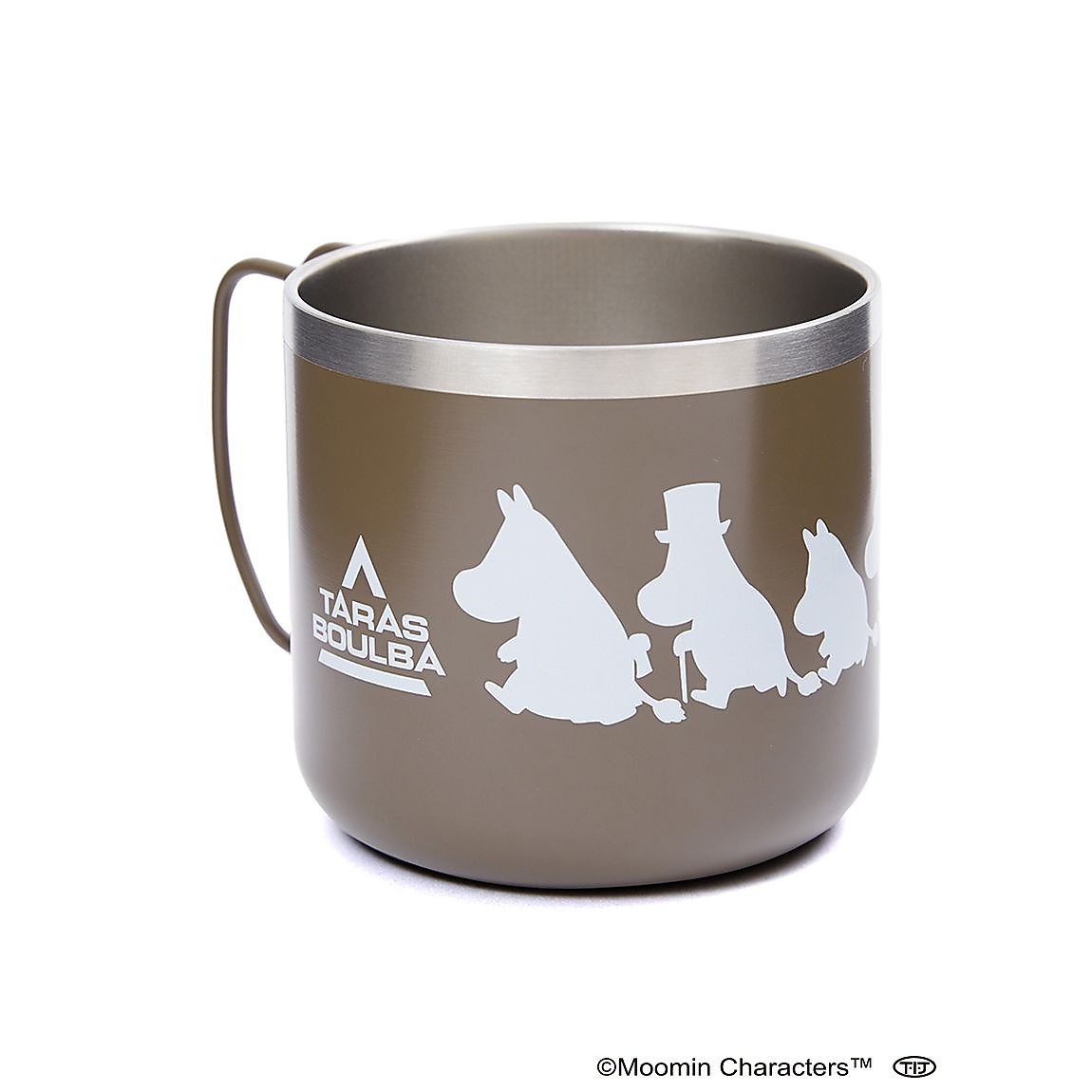 ダブルステンレスマグカップ 350(ムーミン)カーキ