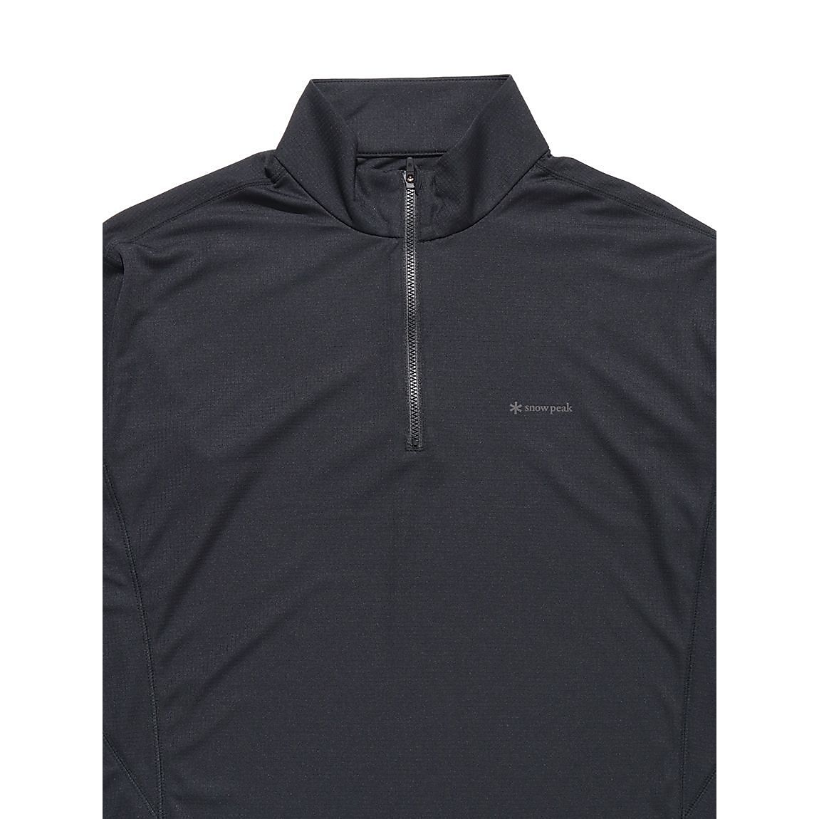 PE POWER DRY HALF ZIP PULLOVER XL BLACK