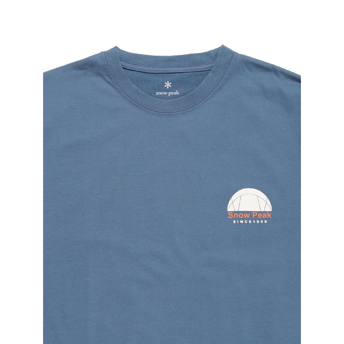 ALPHA BREEZE TYPOGRAPHY T-SHIRT M BLUE