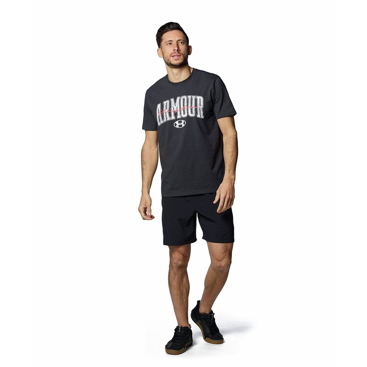 UA CHARGED COTTON SS GRAPHIC