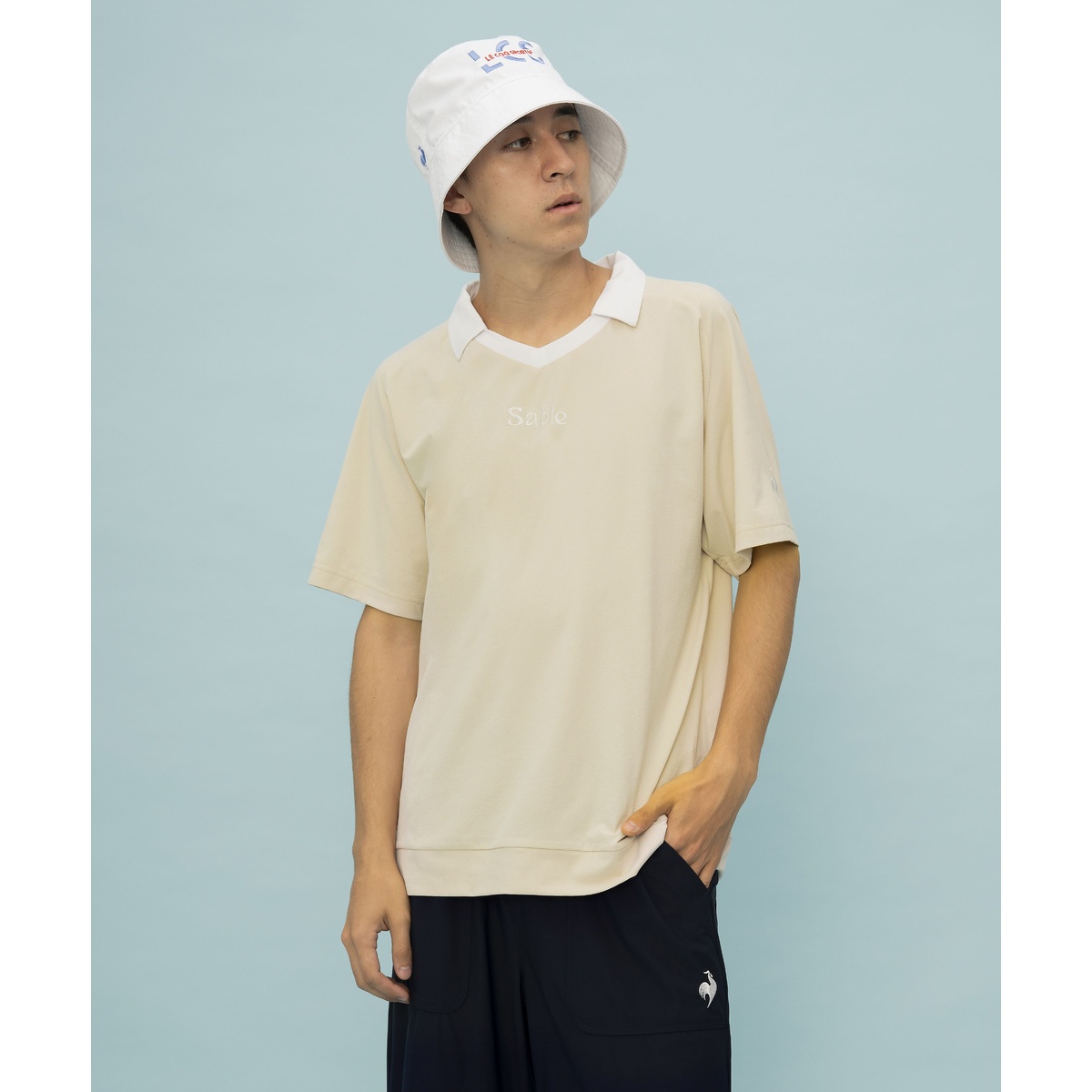 サッカー衿シャツ(Aile forme)