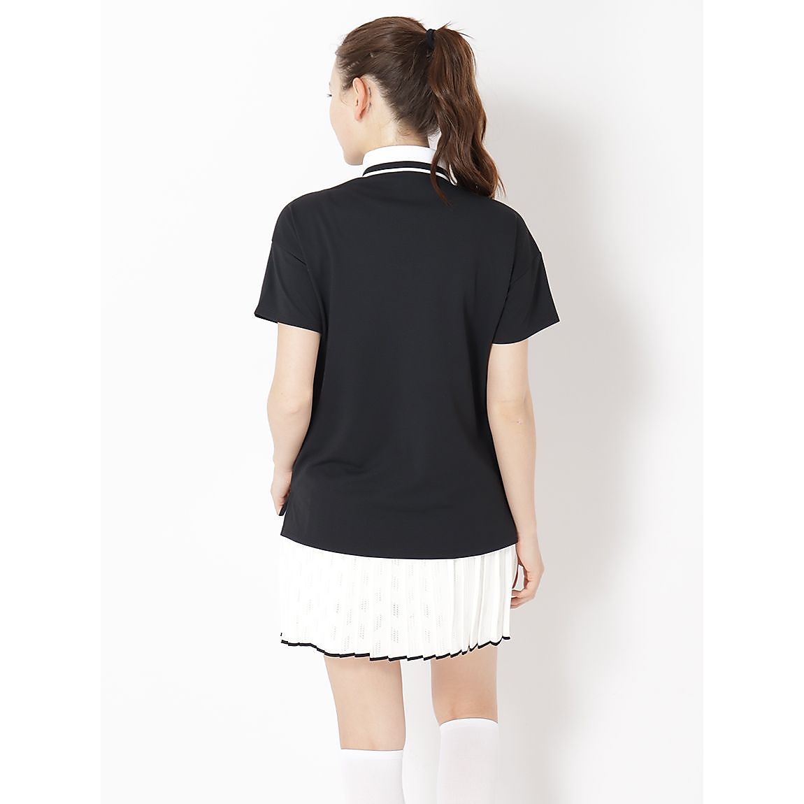 ボックスシルエット ミニピケポロ