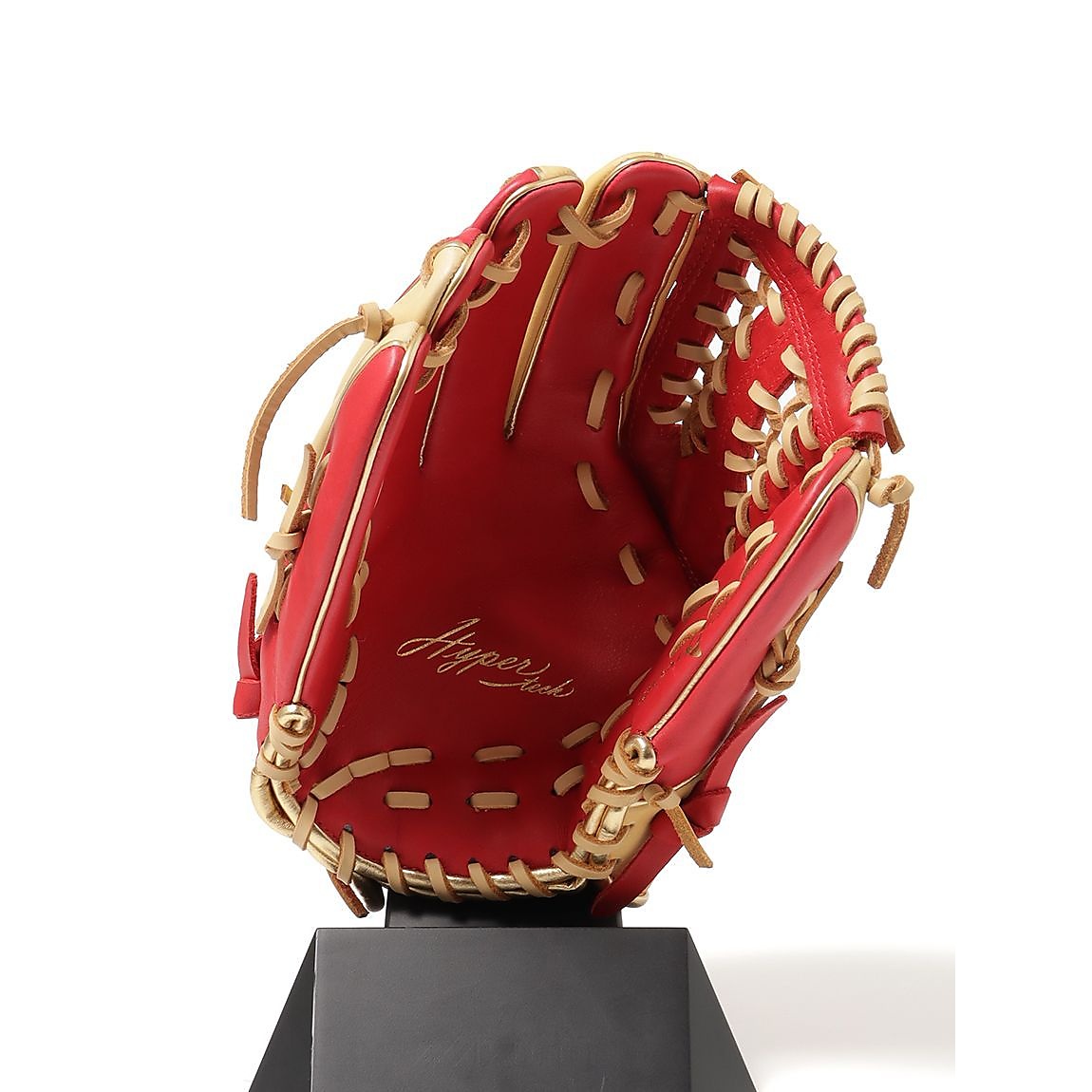 軟式 HYPER TECH COLOR SYNC(ハイパーテックカラーシンク)N55W-スカーレット/キャメル