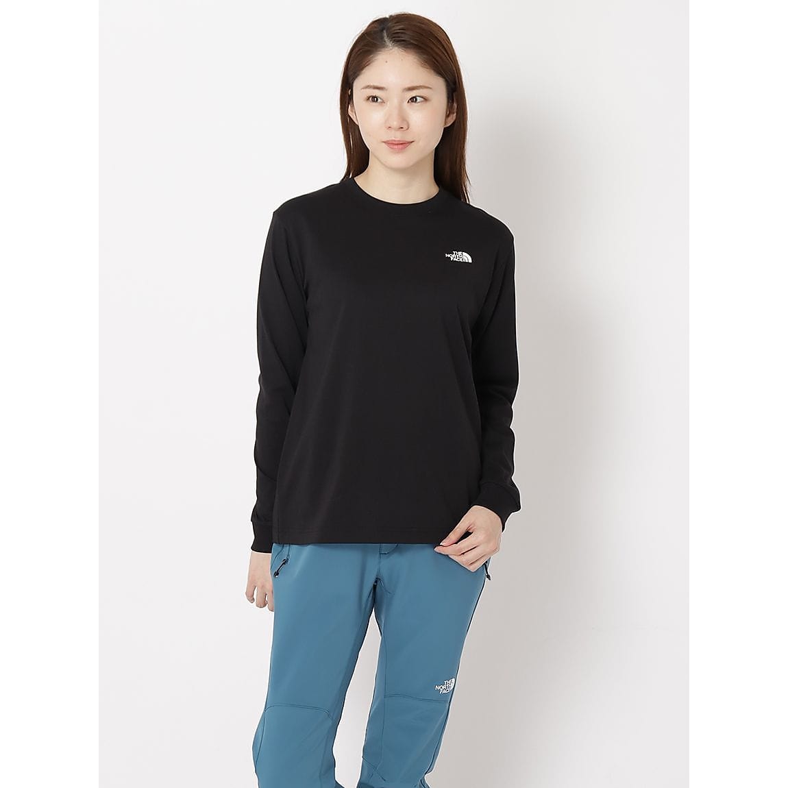 L/S Back Square Logo Tee (ロングスリーブバックスクエアロゴティー)