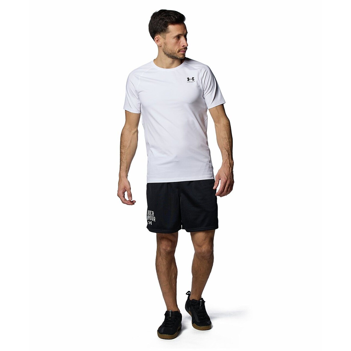 UA HEATGEAR FITTED SHORT SLEEVE SHIRT