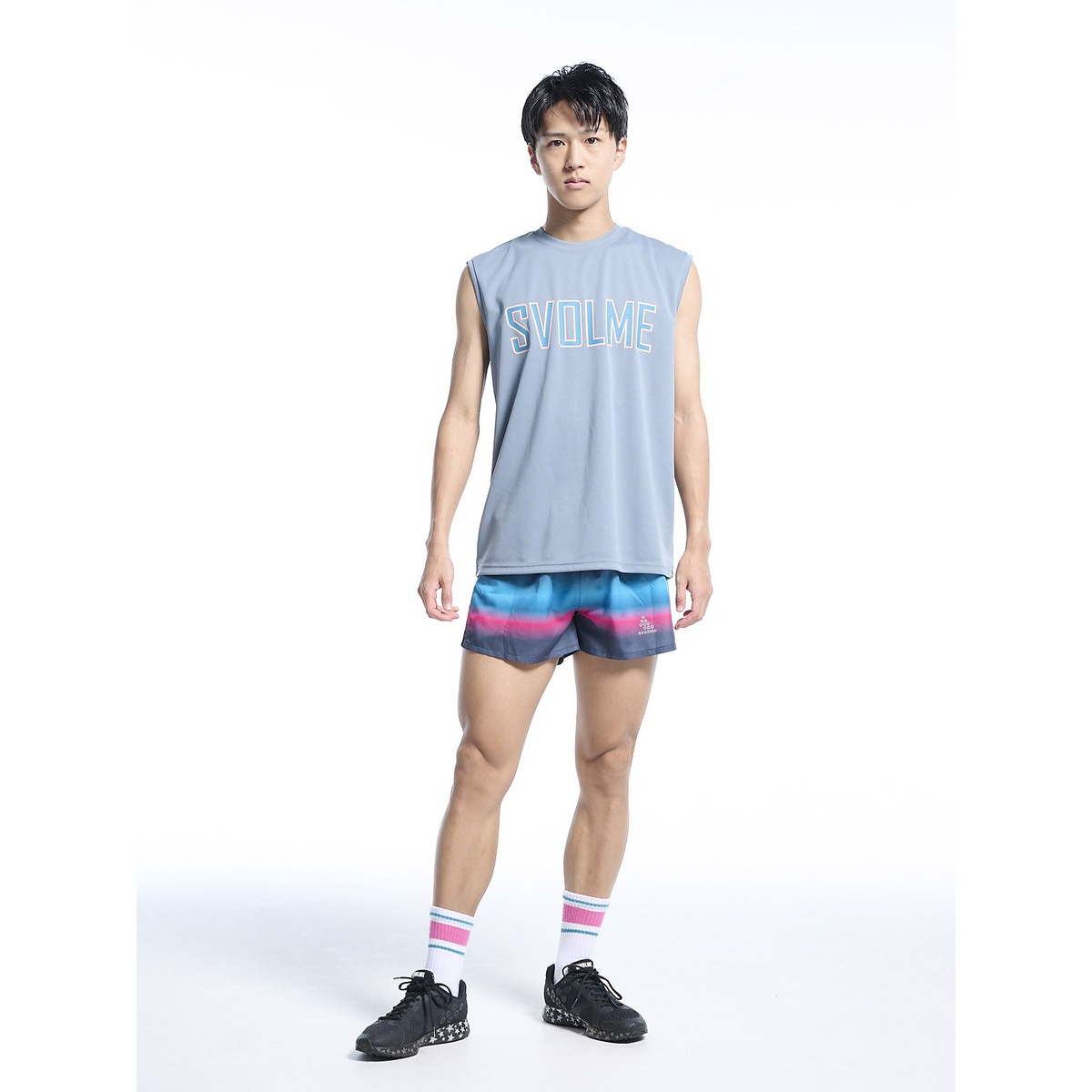 ロゴノースリメッシュランシャツSDG