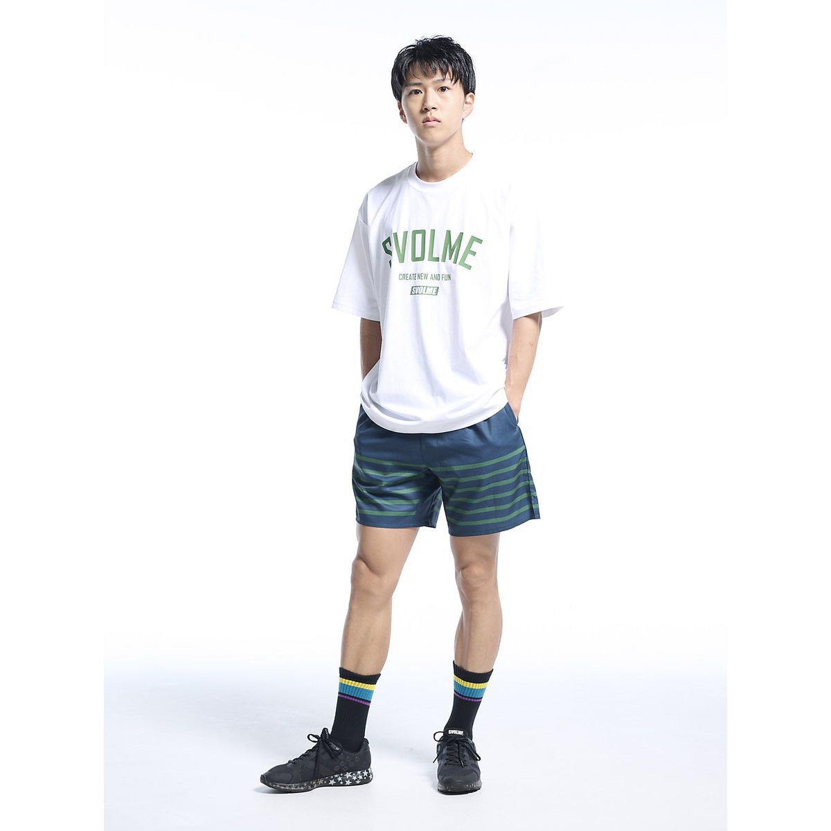 ロゴドットメッシュランシャツ