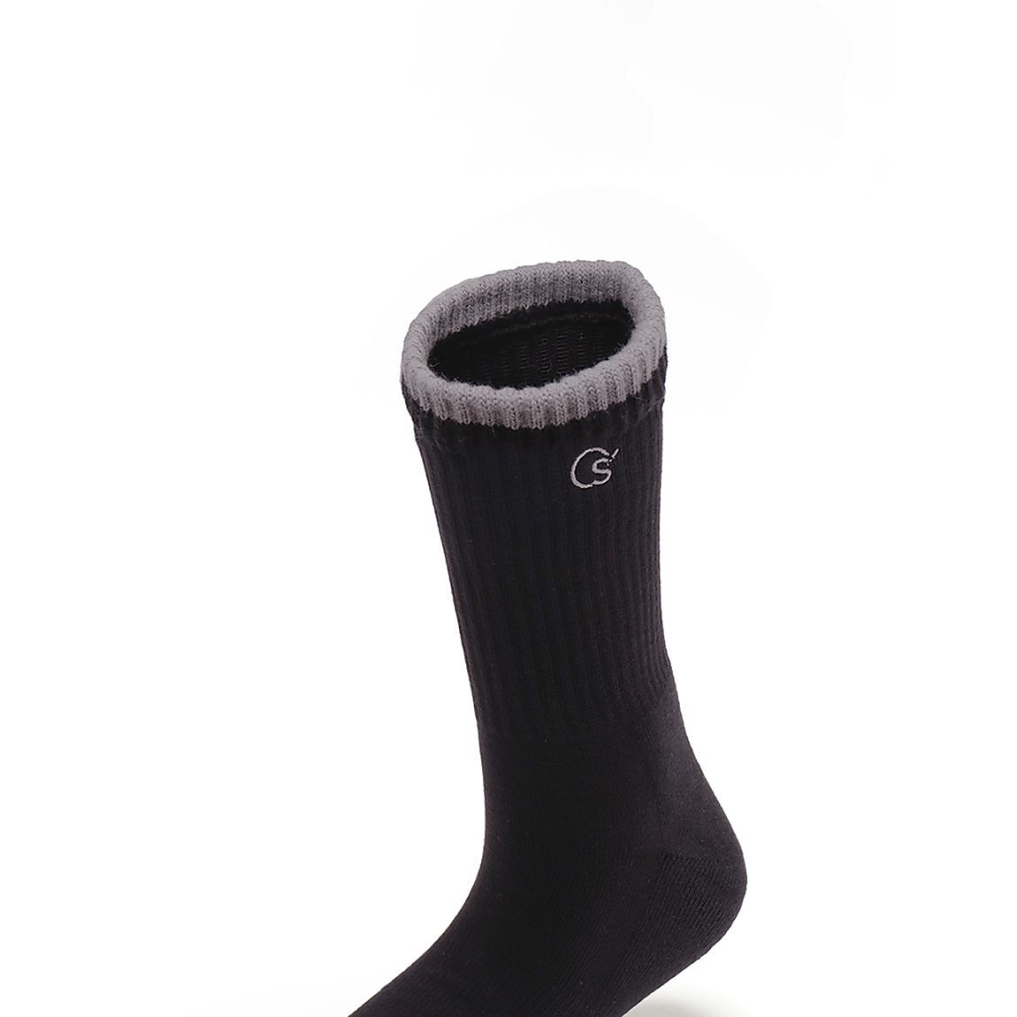 2足組パイル編 ワンポイントロゴソックス:ミドル