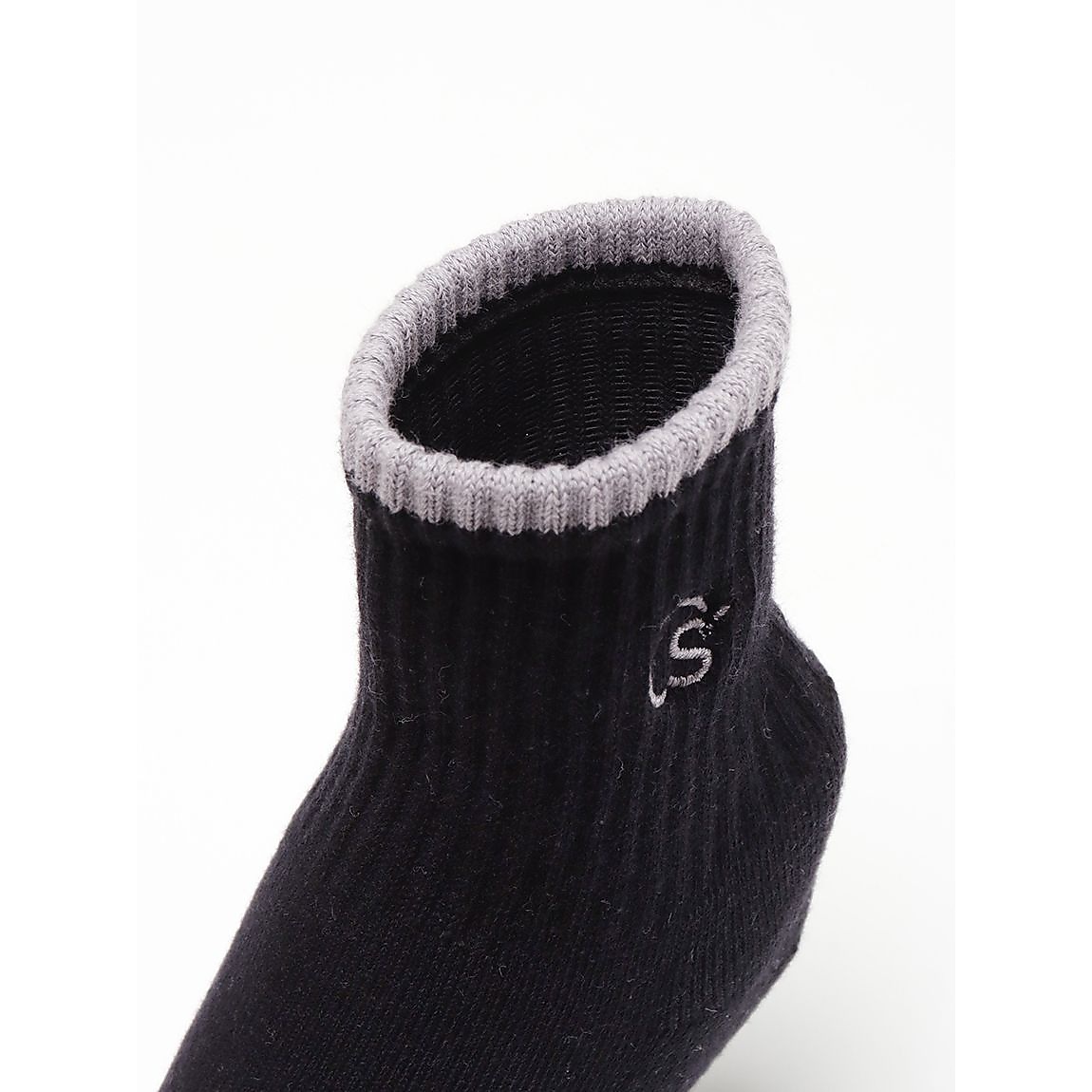 2足組パイル編 ワンポイントロゴソックス:ショート